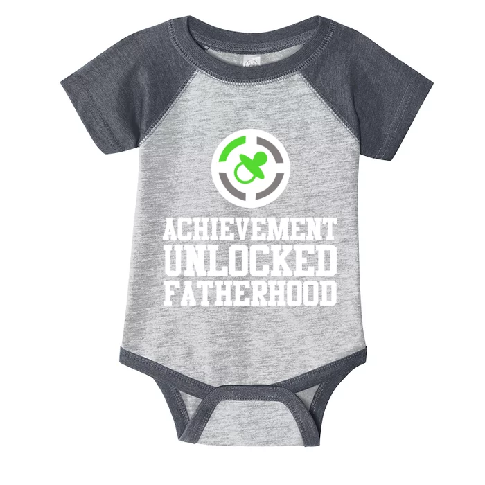 Achievement Unlocked Fatherhood Infant Baby Jersey Bodysuit