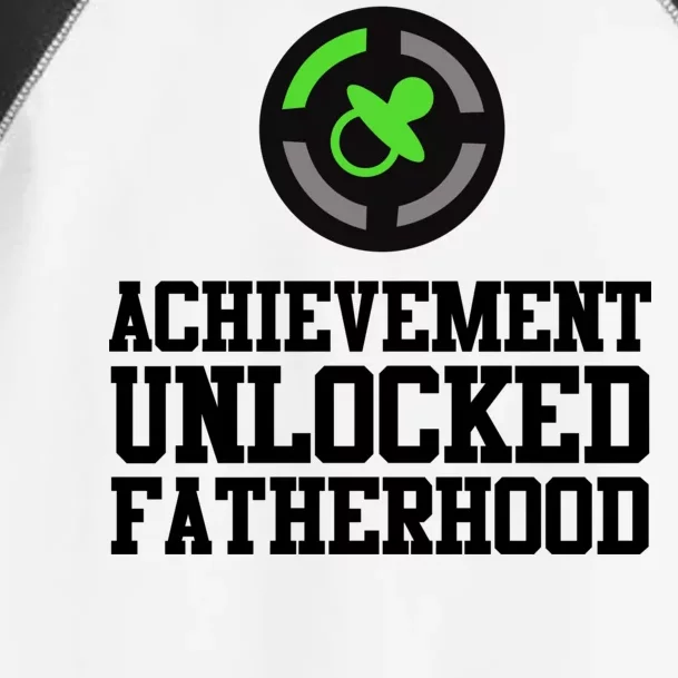 Achievement Unlocked Fatherhood Toddler Fine Jersey T-Shirt