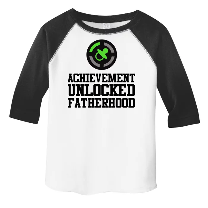 Achievement Unlocked Fatherhood Toddler Fine Jersey T-Shirt