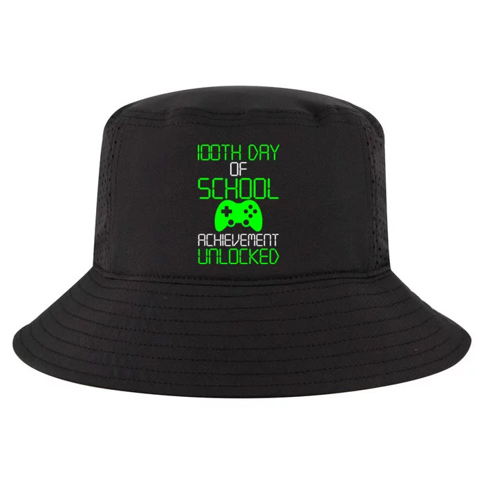 Achievement Unlocked Funny 100th Day Of School Cool Comfort Performance Bucket Hat