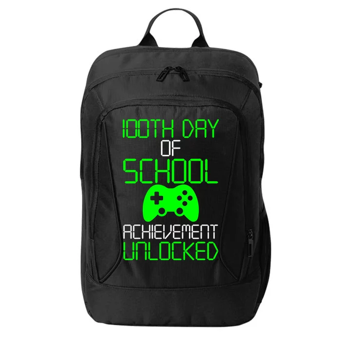 Achievement Unlocked Funny 100th Day Of School City Backpack