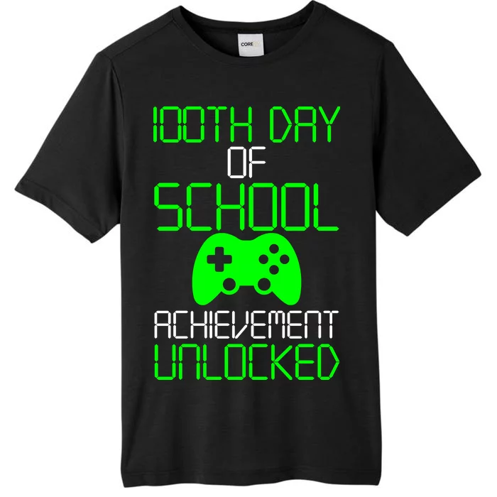 Achievement Unlocked Funny 100th Day Of School ChromaSoft Performance T-Shirt