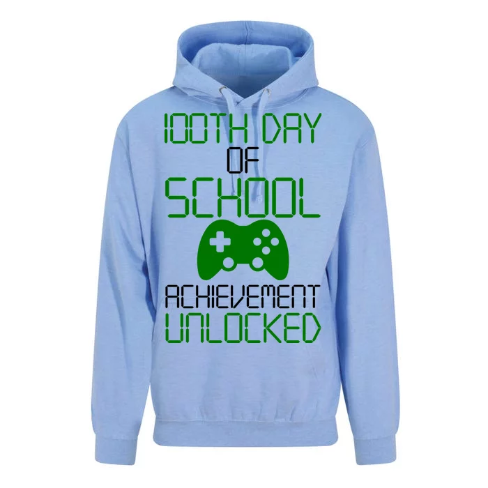 Achievement Unlocked Funny 100th Day Of School Unisex Surf Hoodie