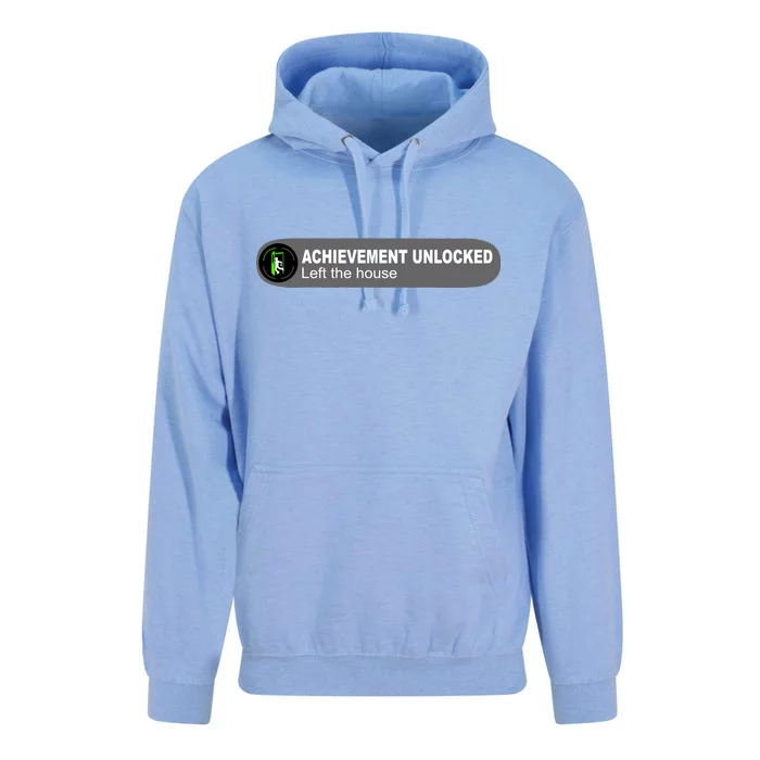 Achievement Unlocked Left The House Unisex Surf Hoodie