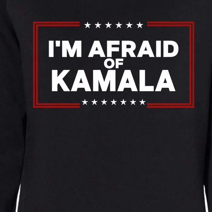 Alex Cole IM Afraid Of Kamala Womens California Wash Sweatshirt