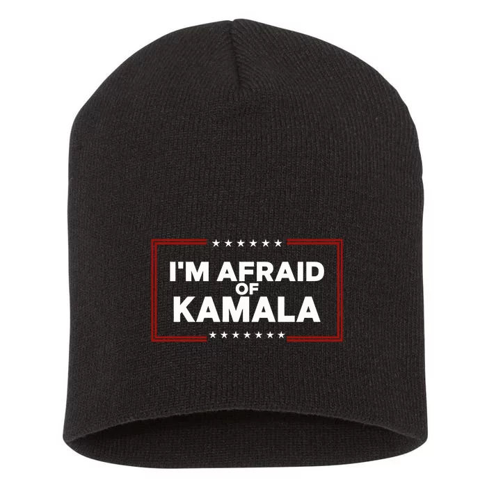 Alex Cole IM Afraid Of Kamala Short Acrylic Beanie