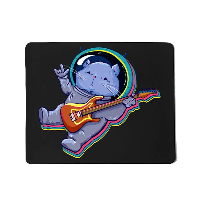 Astronaut Cat In Space Guitar Mousepad