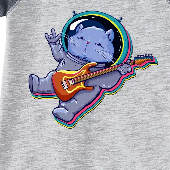 Astronaut Cat In Space Guitar Infant Baby Jersey Bodysuit