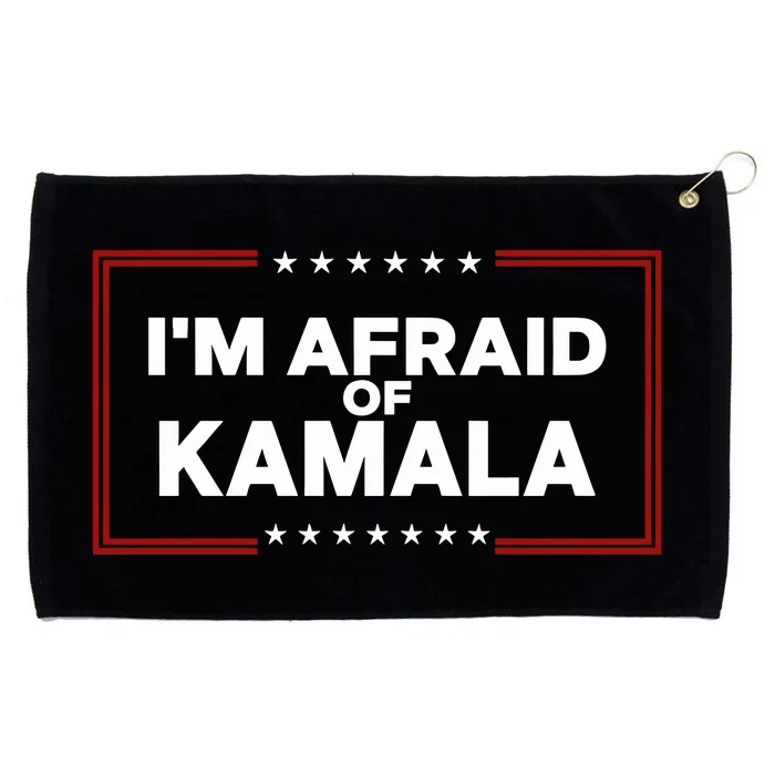 Alex Cole IM Afraid Of Kamala Grommeted Golf Towel