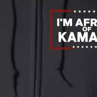 Alex Cole IM Afraid Of Kamala Full Zip Hoodie