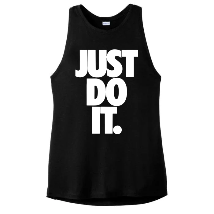 Awesome Cool Just Do It Ladies Tri-Blend Wicking Tank