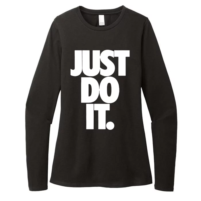 Awesome Cool Just Do It Womens CVC Long Sleeve Shirt