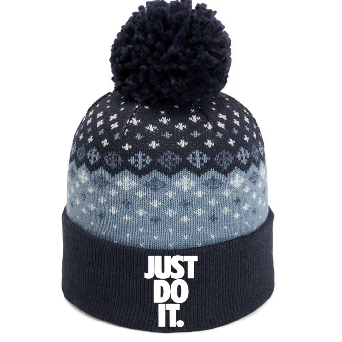 Awesome Cool Just Do It The Baniff Cuffed Pom Beanie