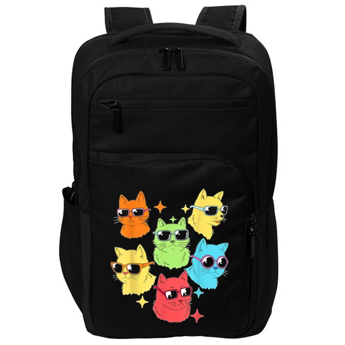 Awesome Cat Kitty Lovers Funny Gift Impact Tech Backpack