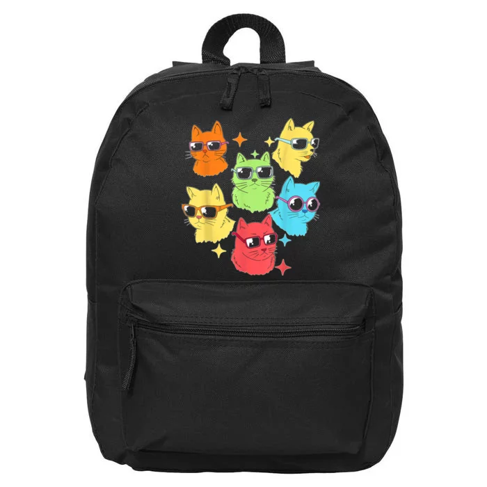 Awesome Cat Kitty Lovers Funny Gift 16 in Basic Backpack