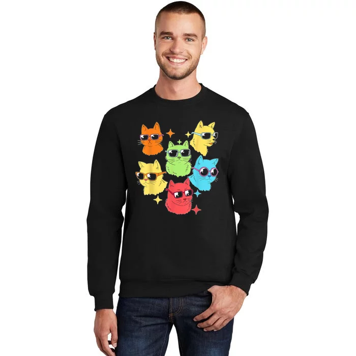 Awesome Cat Kitty Lovers Funny Gift Tall Sweatshirt