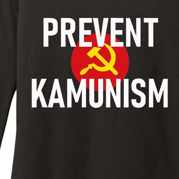 Anti Communist Kamala Harris Prevent Kamunism Womens CVC Long Sleeve Shirt