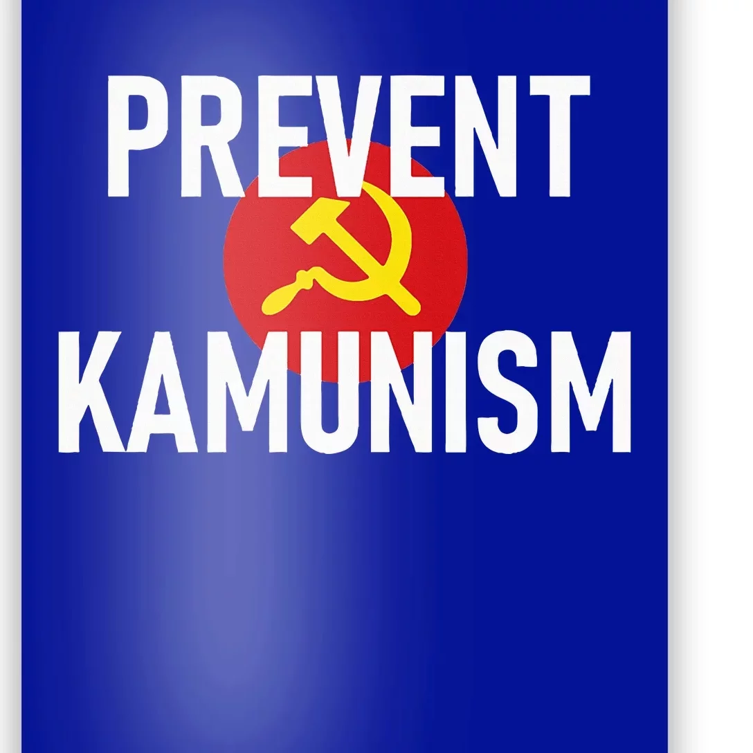 Anti Communist Kamala Harris Prevent Kamunism Poster