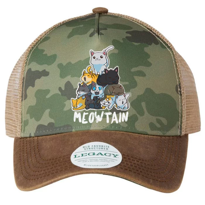 Anime Cats Kawaii Neko Pile Moewtain Legacy Tie Dye Trucker Hat