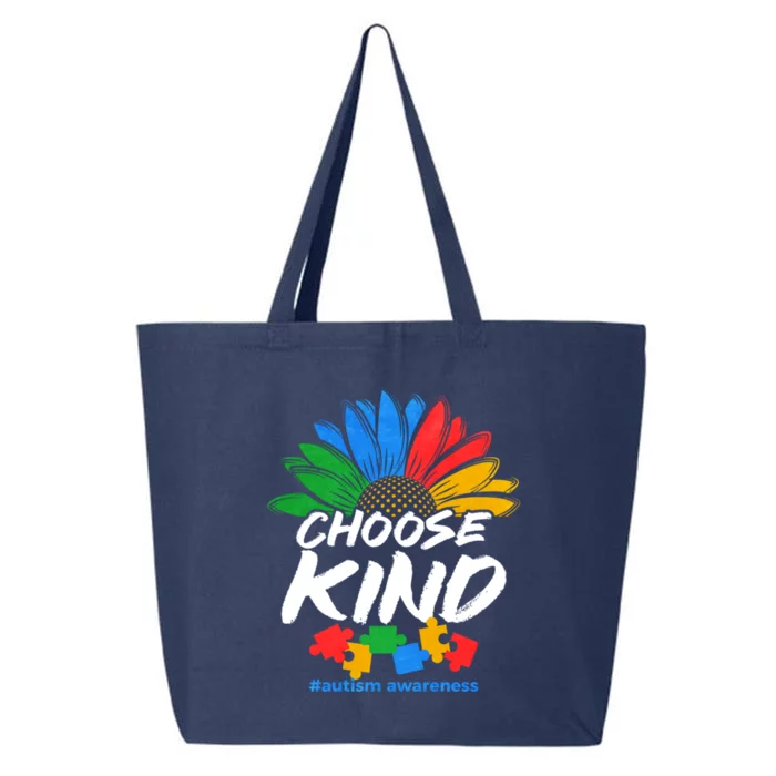 Autismn Choose Kind Autism Awareness Gift 25L Jumbo Tote