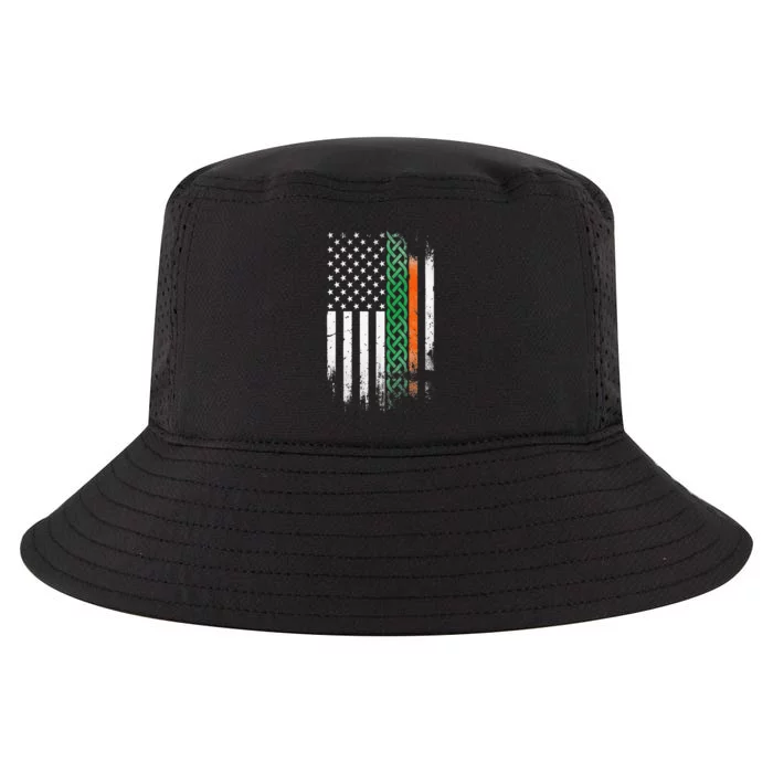 American Celtic knot Stripes flag Irish Patrick's day flag Cool Comfort Performance Bucket Hat