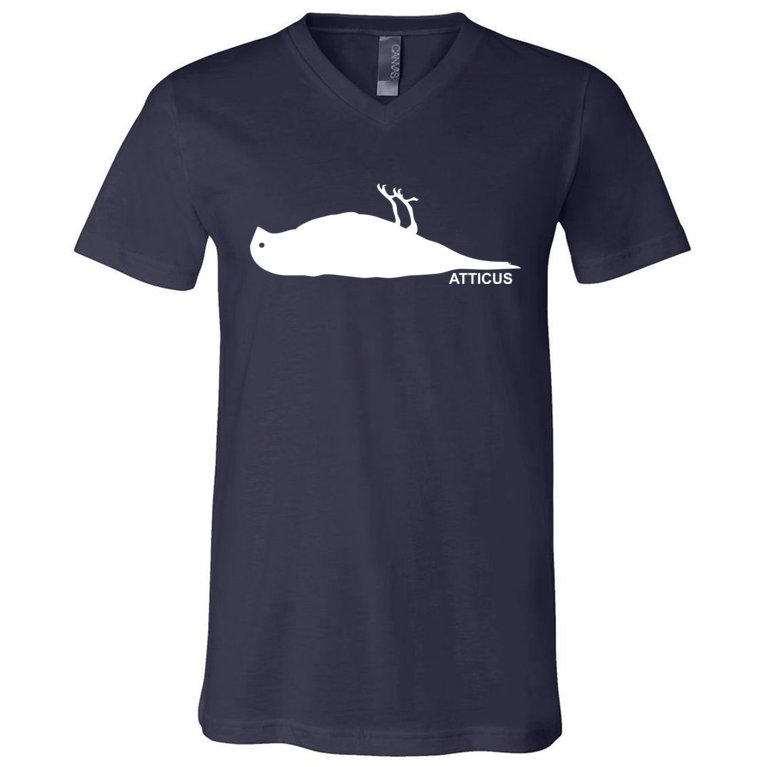 Atticus Crow Logo V-Neck T-Shirt
