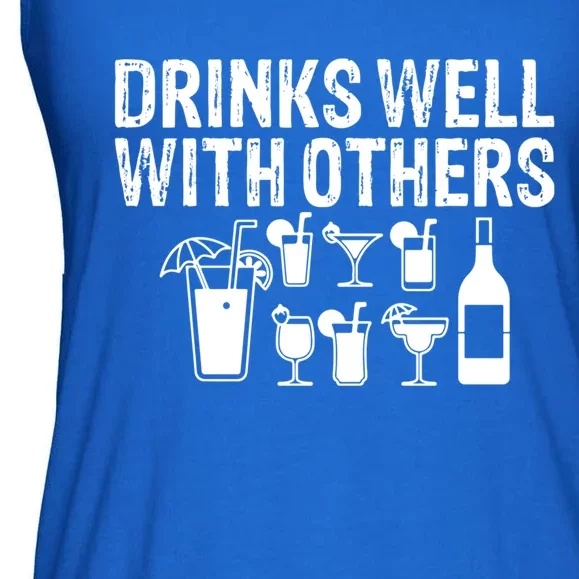 Alcohol Cocktail Lover Alcoholic Fan Funny Pun Cute Gift Ladies Essential Flowy Tank