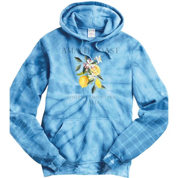 Amalfi Coast Lemons Amalfi Italy Tie Dye Hoodie