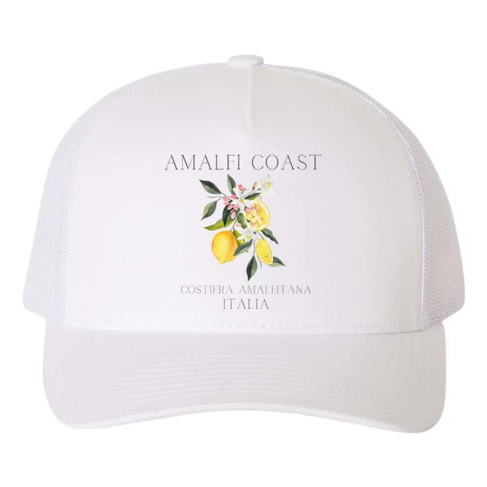 Amalfi Coast Lemons Amalfi Italy Yupoong Adult 5-Panel Trucker Hat