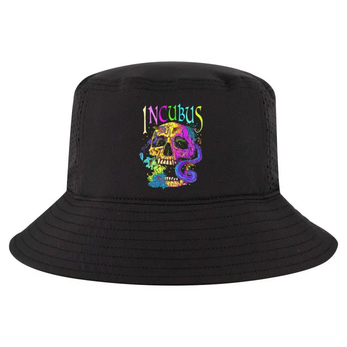 A Crow Left Skull Morning And Flower I.ncubus View Cool Comfort Performance Bucket Hat