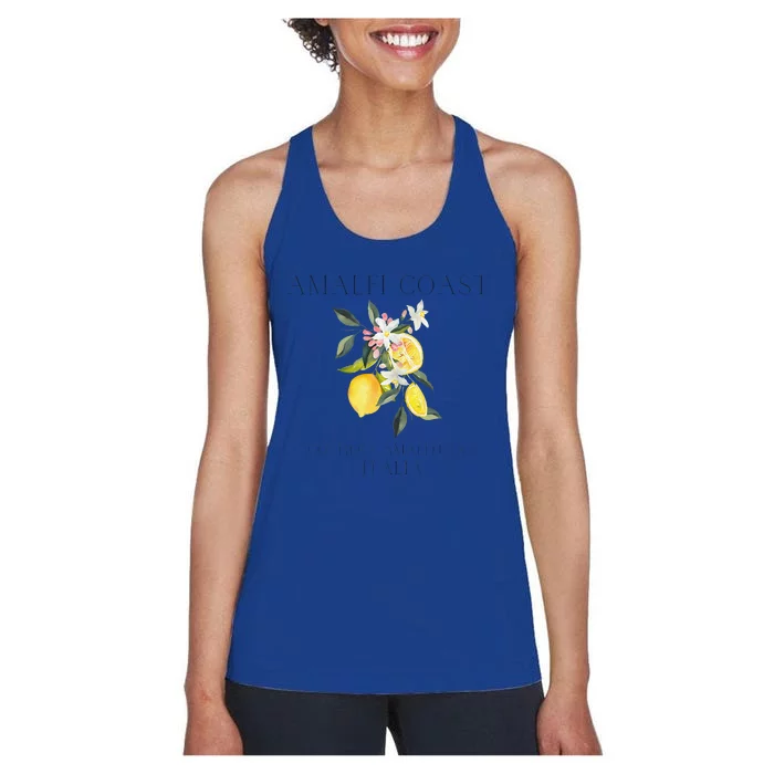 Amalfi Coast Lemons Amalfiana Italy Women's Racerback Tank