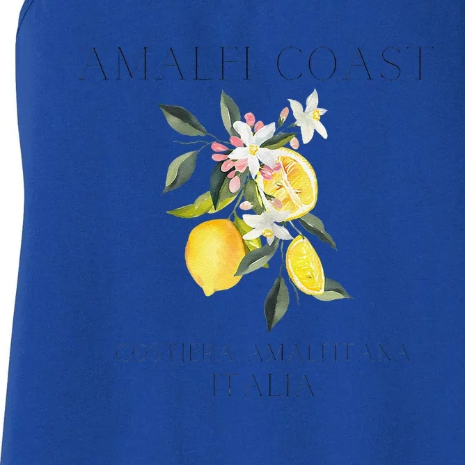 Amalfi Coast Lemons Amalfiana Italy Women's Racerback Tank