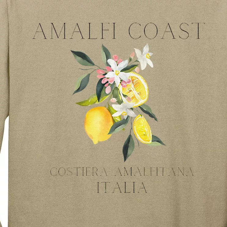 Amalfi Coast Lemons Amalfiana Italy Tall Long Sleeve T-Shirt