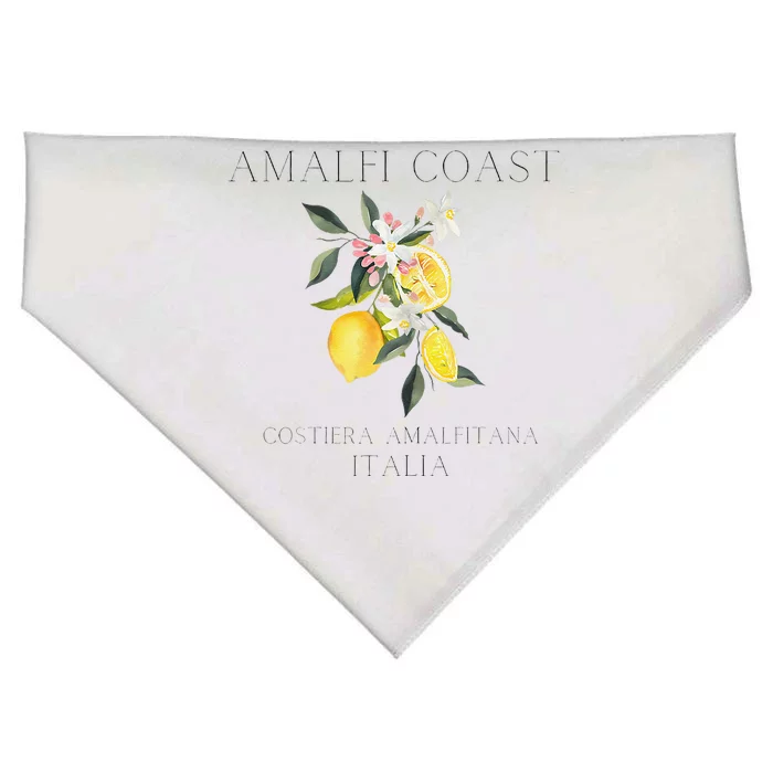 Amalfi Coast Lemons Amalfiana Italy USA-Made Doggie Bandana