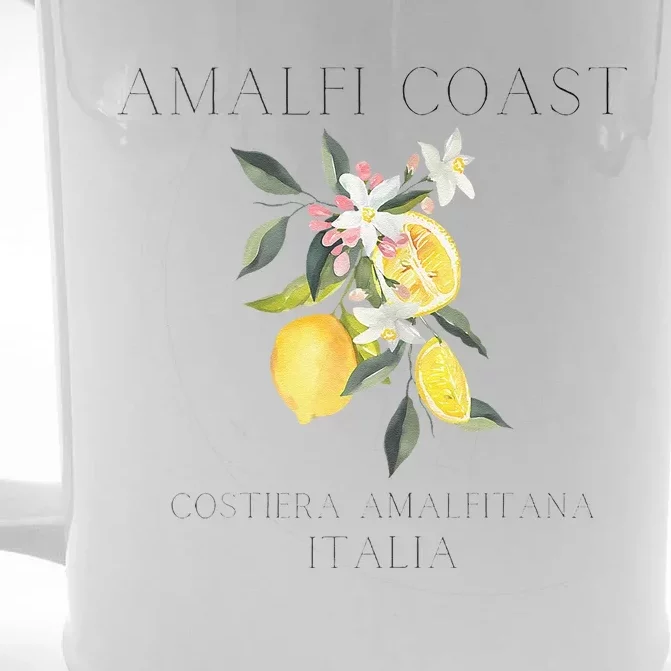 Amalfi Coast Lemons Amalfiana Italy Front & Back Beer Stein