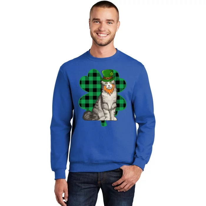 American Curl Leprechaun St Patricks Day Lucky Clover Funny Gift Sweatshirt