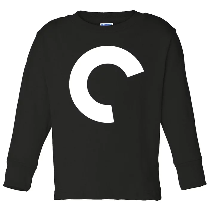 Aqua Criterion Logo Toddler Long Sleeve Shirt