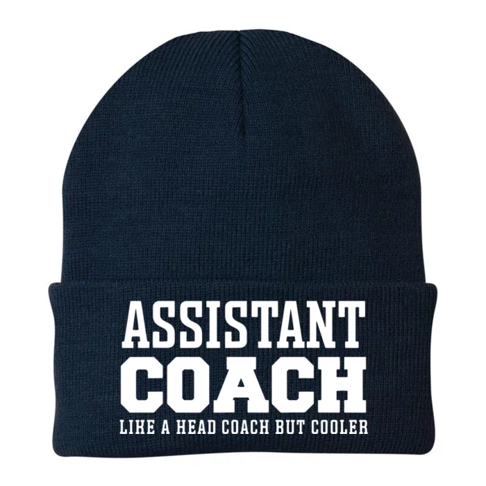 Assistant Coach Like A Head Coach But Cooler Knit Cap Winter Beanie