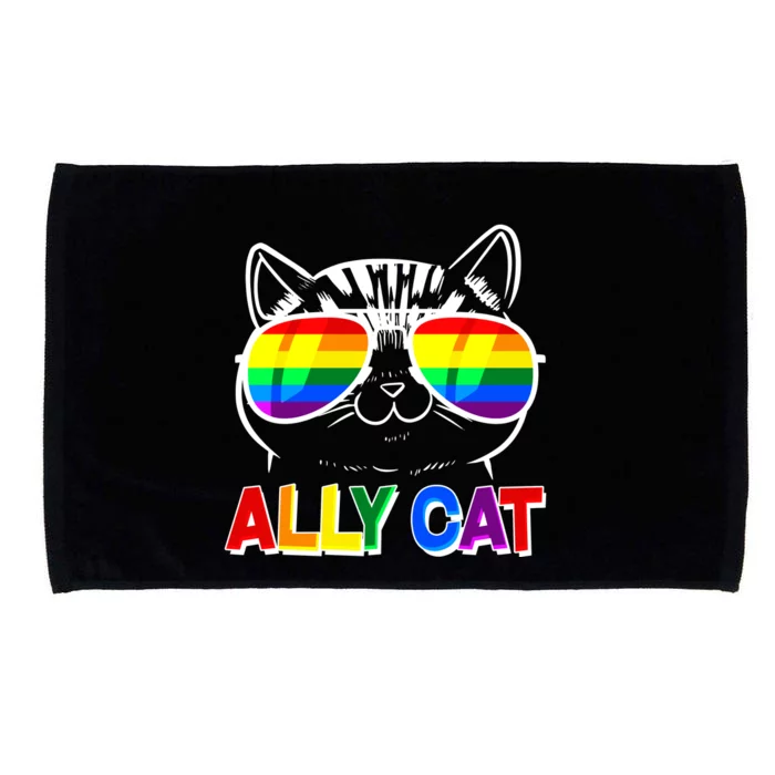 Ally Cat LGBT Pride Microfiber Hand Towel