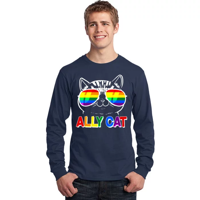 Ally Cat LGBT Pride Tall Long Sleeve T-Shirt