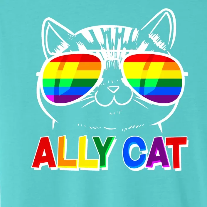 Ally Cat LGBT Pride ChromaSoft Performance T-Shirt