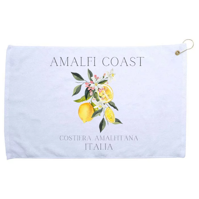 Amalfi Coast Lemons Amalfi Italy Grommeted Golf Towel