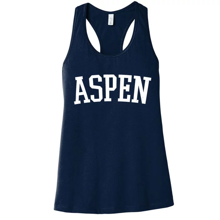 Aspen College Logo Women's Racerback Tank