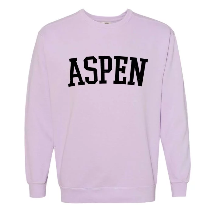 Aspen College Logo Garment-Dyed Sweatshirt