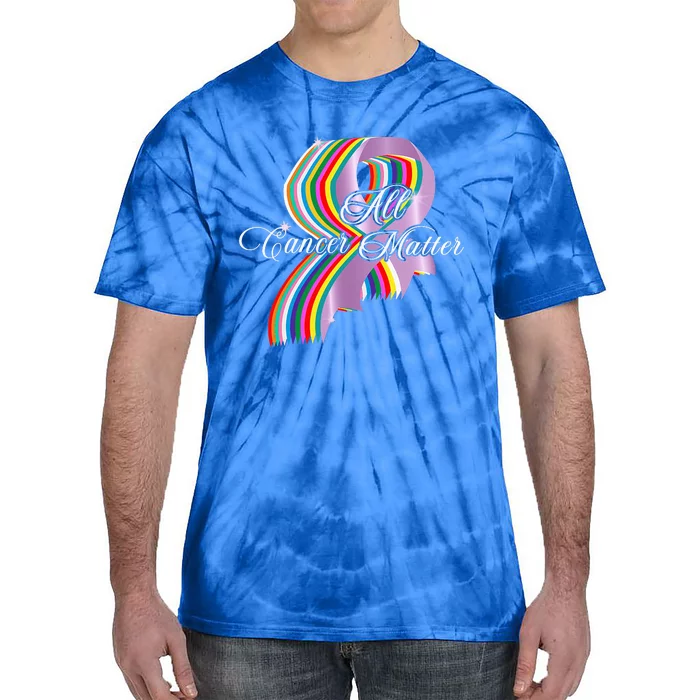 All Cancer Matters Awareness Day Ribbon Tie-Dye T-Shirt