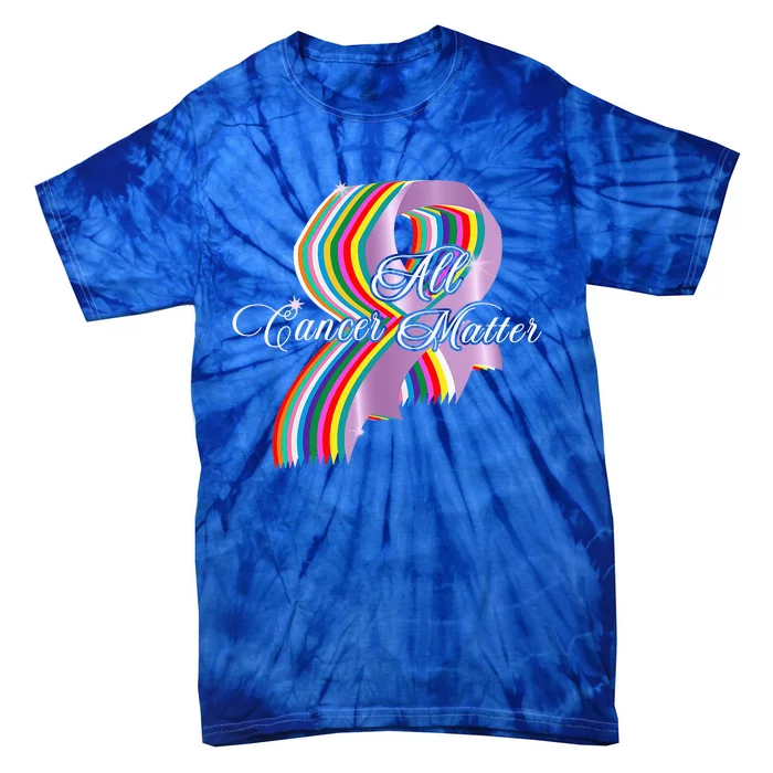 All Cancer Matters Awareness Day Ribbon Tie-Dye T-Shirt