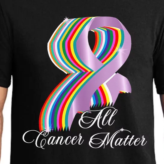 All Cancer Matter Awareness World Cancer Day Ribbon Pajama Set