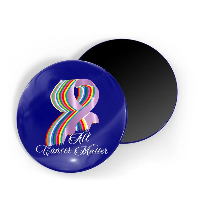 All Cancer Matter Awareness World Cancer Day Ribbon Magnet