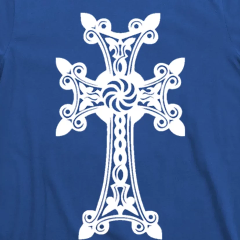 Arian Cross Meaningful Gift Aria Khachkar Meaningful Gift Cross Stone Symbol Mea T-Shirt