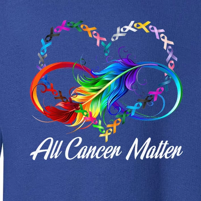 All Cancer Matters Awareness Day Heartbeat Toddler Sweatshirt